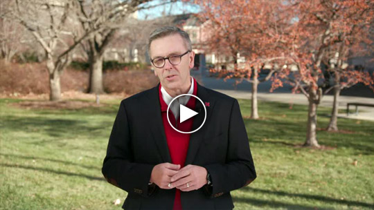 Holiday Greetings featuring Chancellor Green